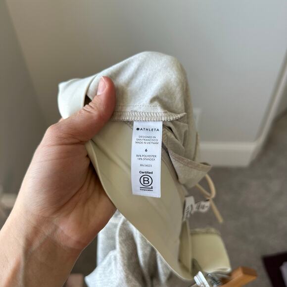 Athleta Venture Printed High Rise Jogger Pants Gray 6 - Picture 7 of 11